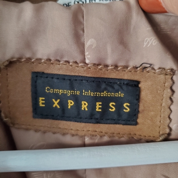 Express Brown Leather Jacket - Picture 13 of 16